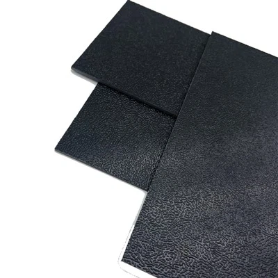Textured nwa fèy plastik